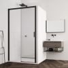 Ronal Sanswiss Top Line S drzwi prysznicowe 120 cm lewe czarny mat TLS2G1200607